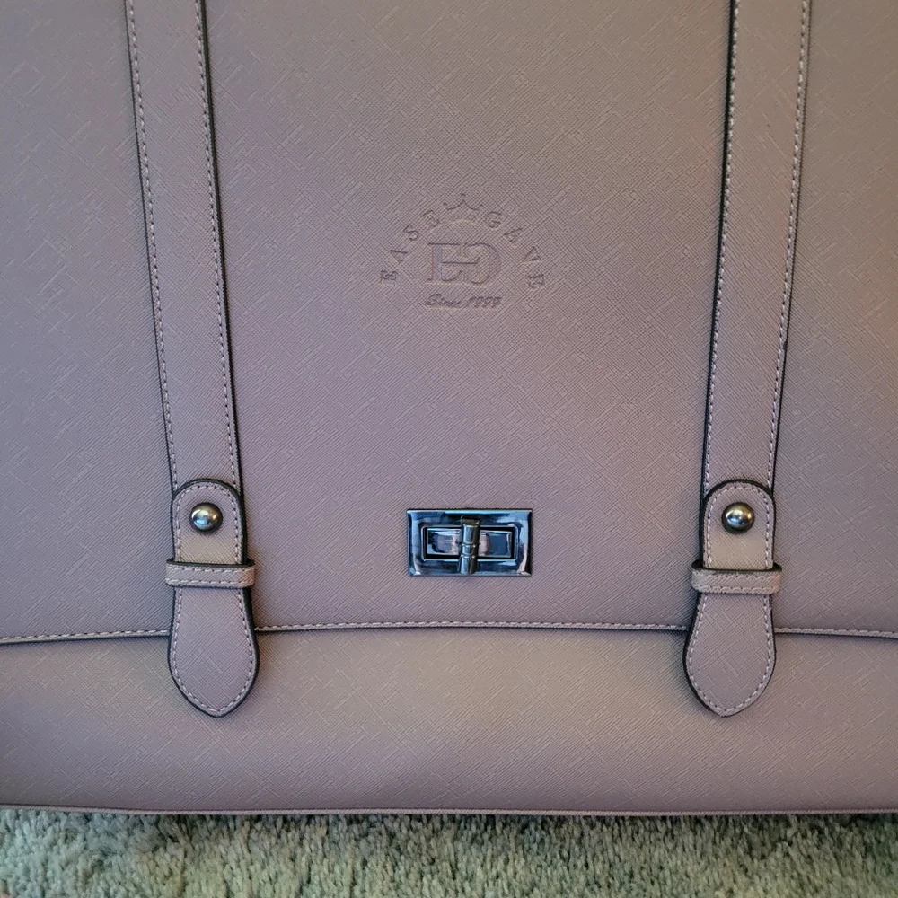 Easegave Mauve (Laptop) Satchel Bag. - Picture 2 of 16